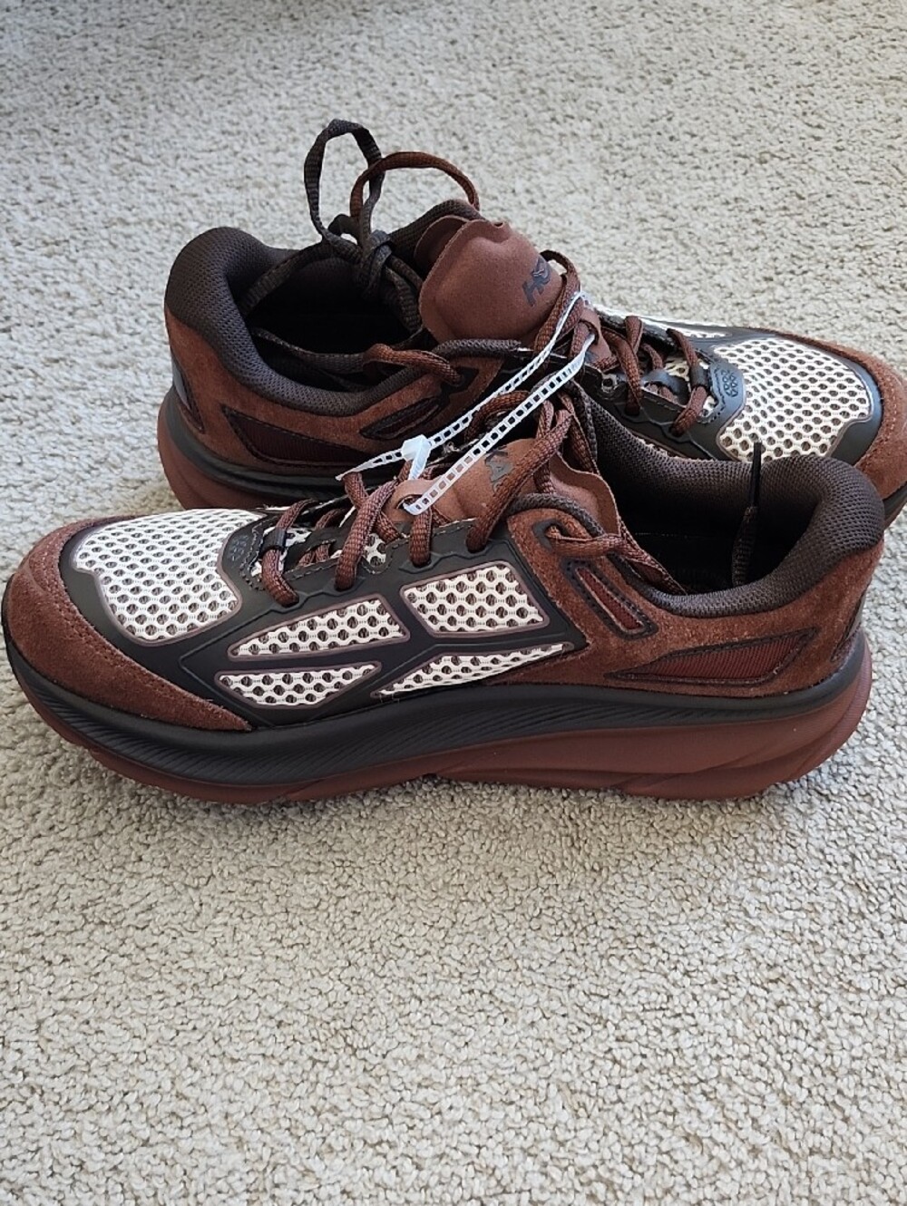 Hoka One One Mineral Brown/Cast Iron Sneakers - Picture 4 of 11